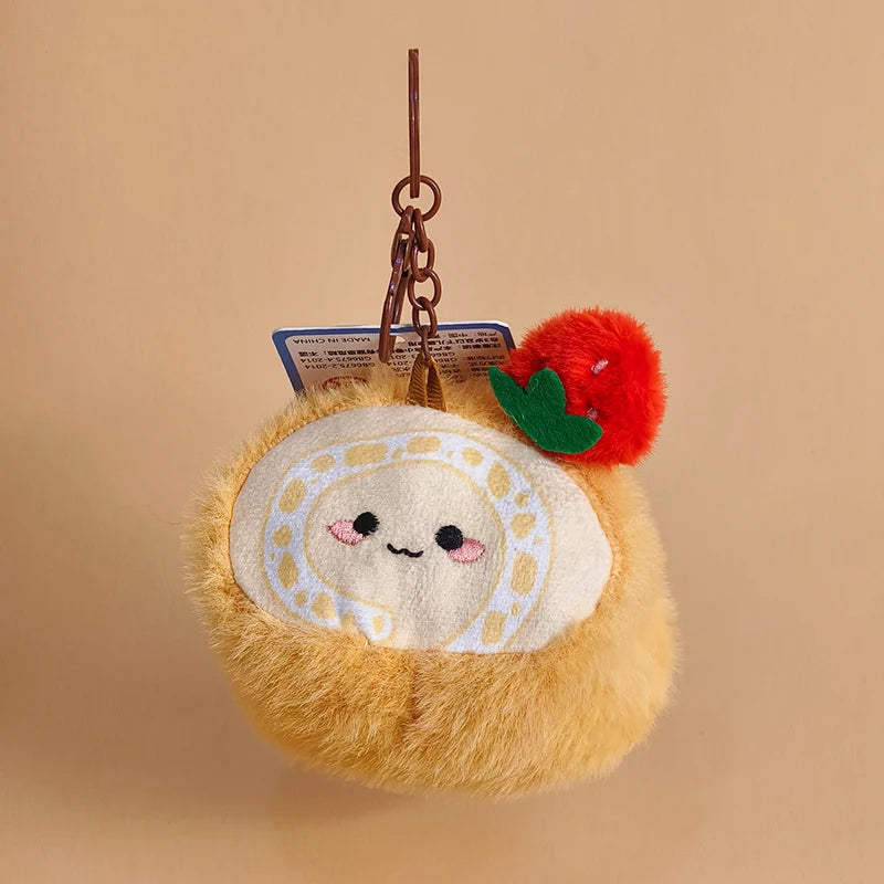 Cute Food Plush Stuffed Toy Bag Charm