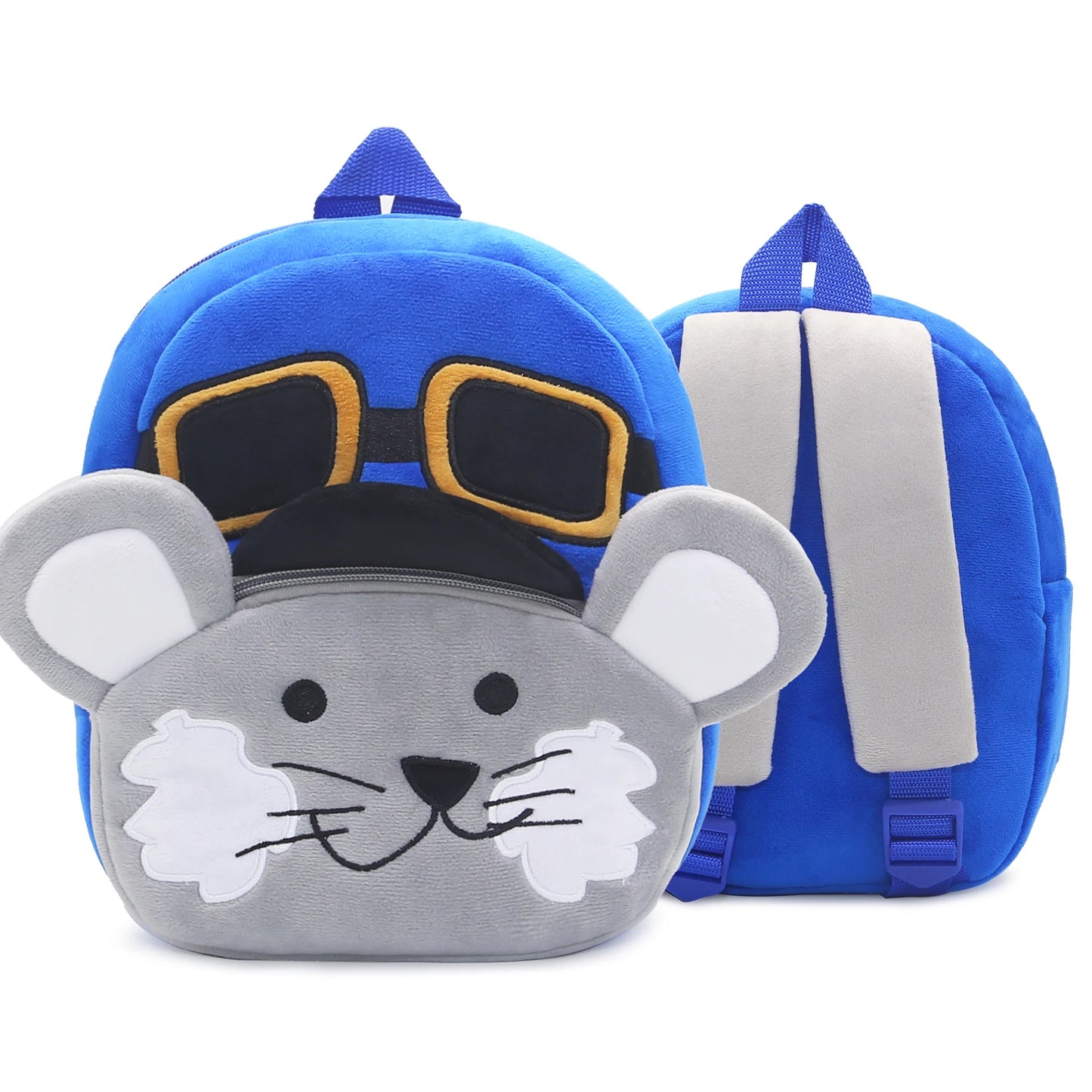 Kids Plush Animal Sports Backpack