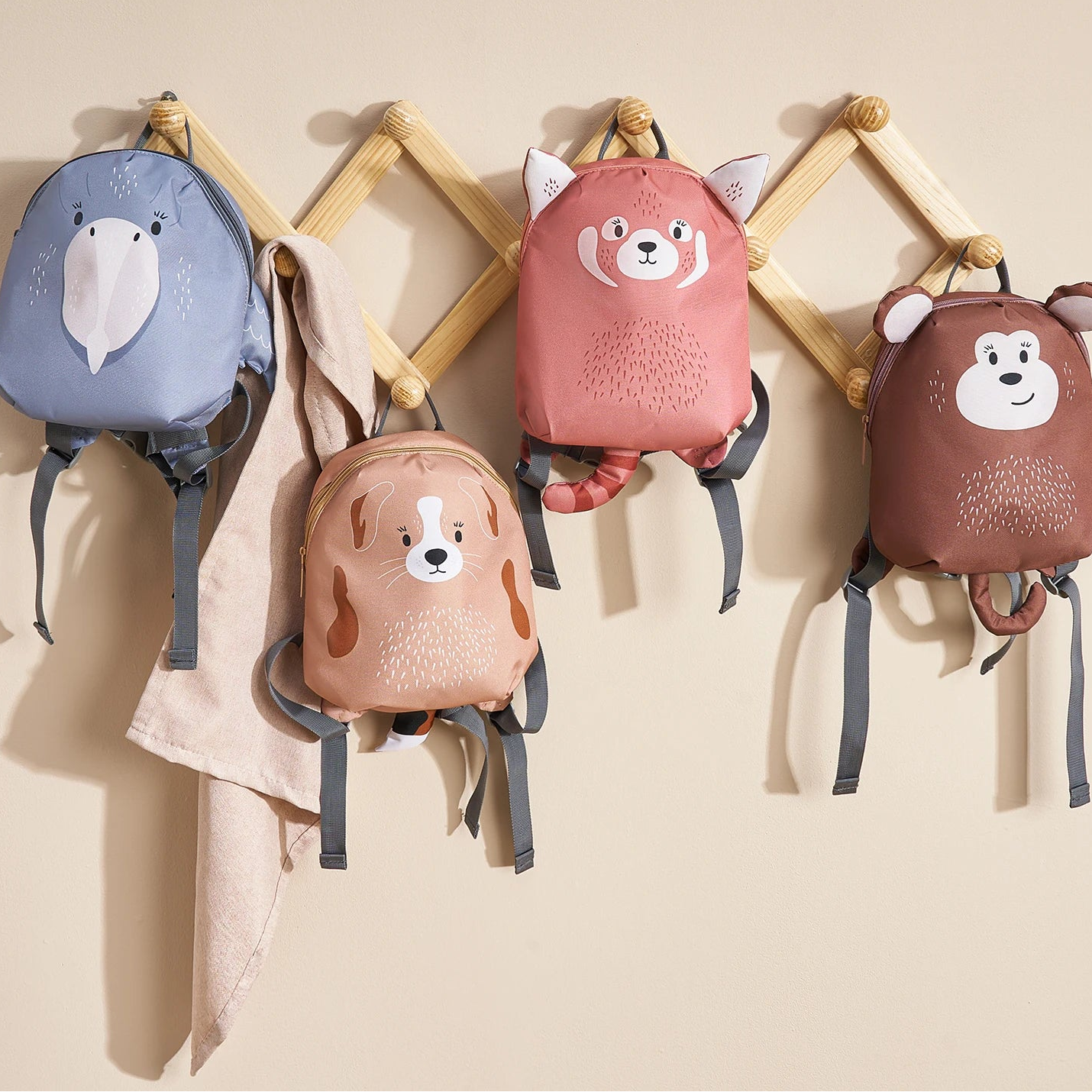 Safari Animal Tail Kids Backpack
