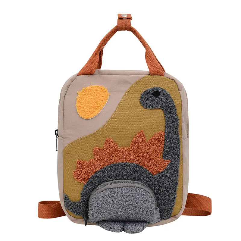 Personalised Dinosaur Kids Backpack – Custom Embroidered Name | Toddler & Kindy Bag