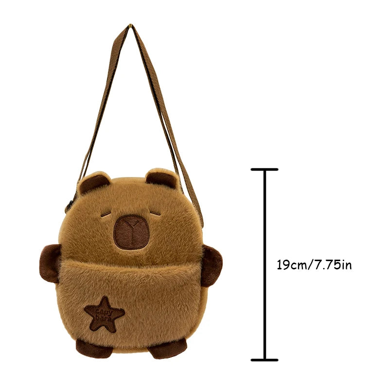 Kids Plush Capybara Backpack