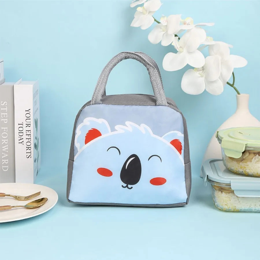 Cute Animal Insulated Kids Lunch Bag