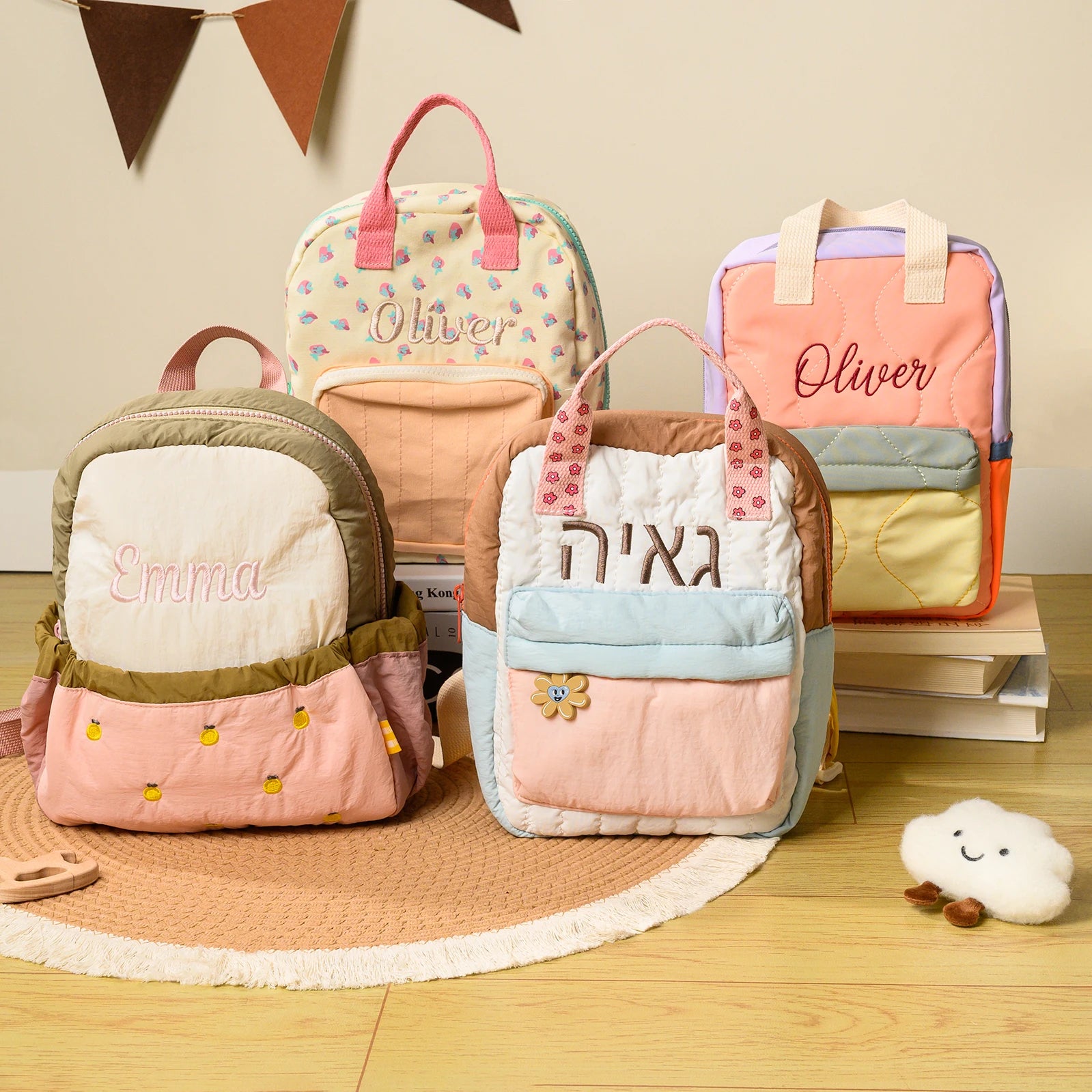 Personalised Kids Backpack – Custom Name | Perfect Birthday & Easter Gift