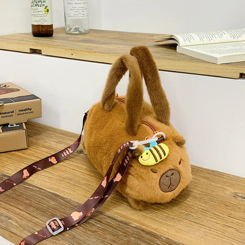 Kids Plush Capybara Backpack