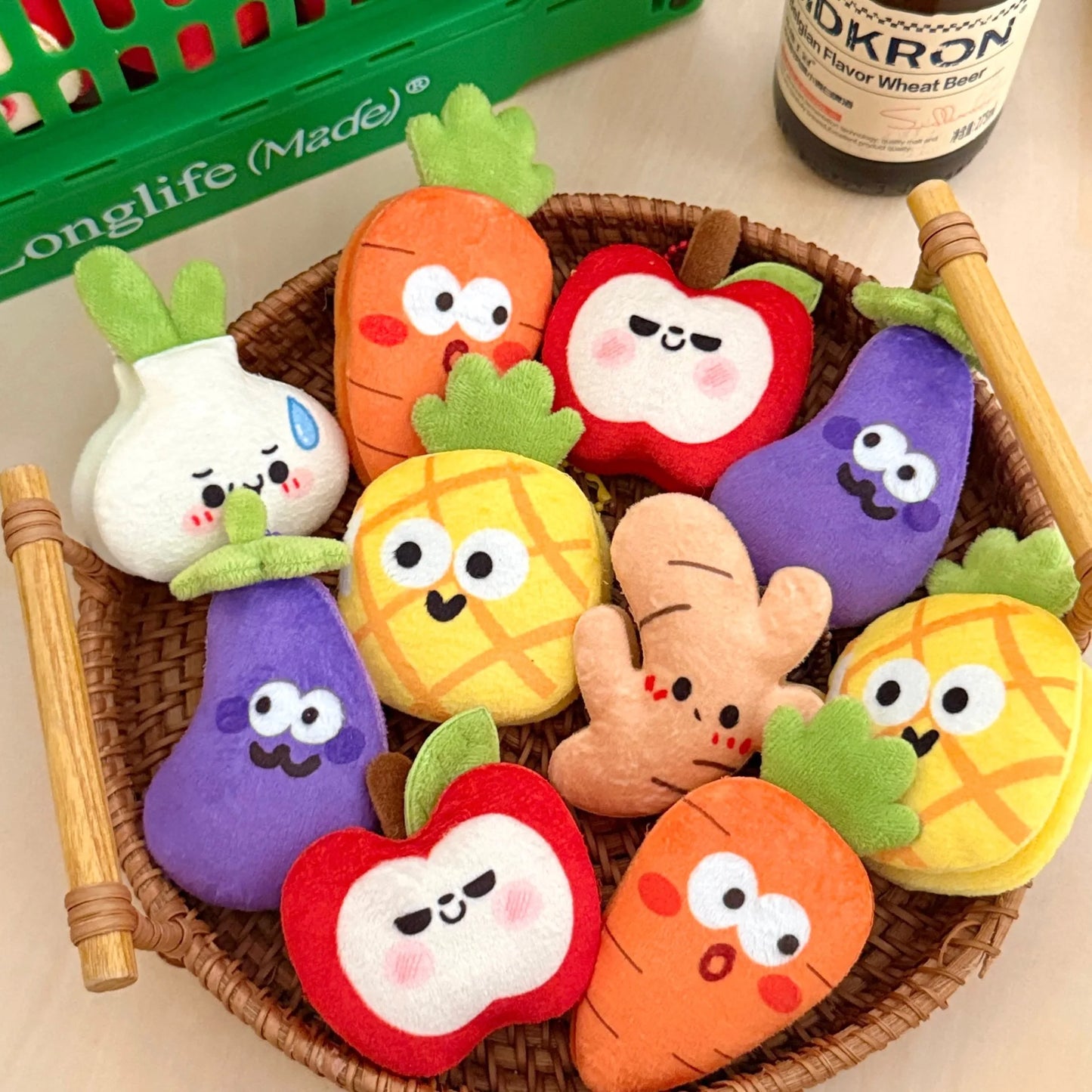 Food & Fruit Plush Bag Charm