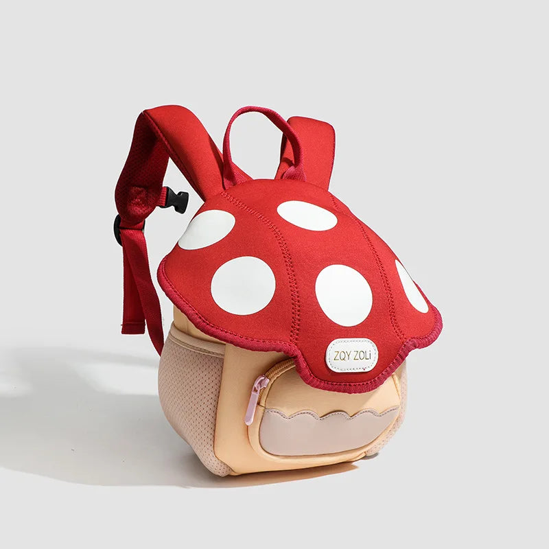 Mushroom & Cupcake Canvas Kids Backpack