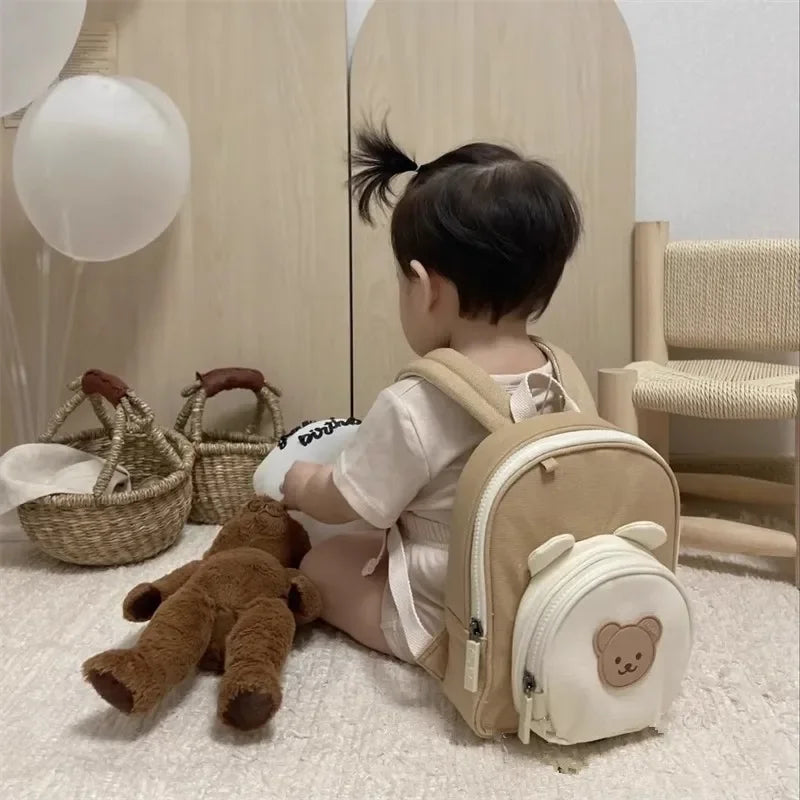 Kuwaii Bunny and Bear Anti-Lost Toddler Backpack – Safety Harness for 0–3 Years