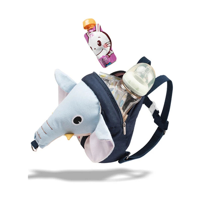 Elephant Nose Toddler Backpack with Safety Leash