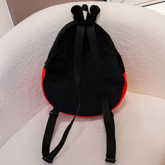 Kids Plush Ladybug Backpack