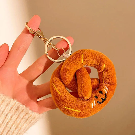 Cartoon Character Plush Bag Charm Keychain