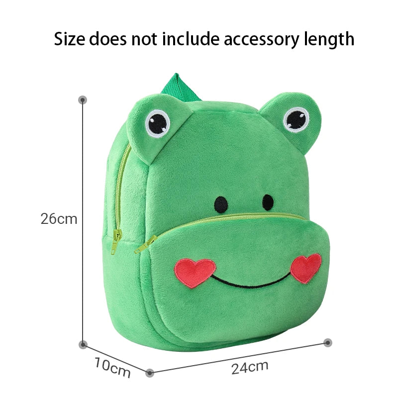 Kids Backpack Boys Cute Duck Cow Frog Backpacks School for Girls Toddler Child Schoolbag Book Bags Traveling Bag Large Capacity