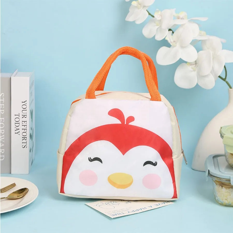Cute Animal Insulated Kids Lunch Bag