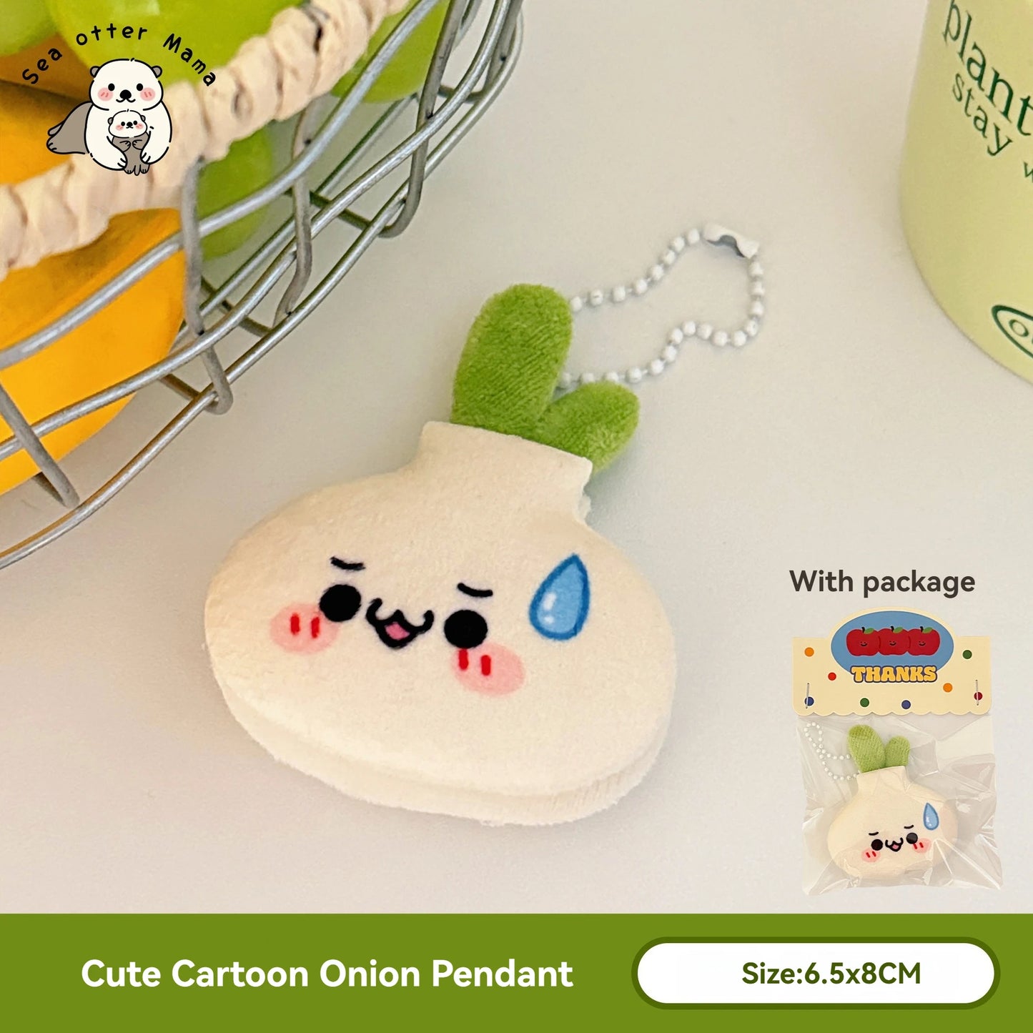 Food & Fruit Plush Bag Charm