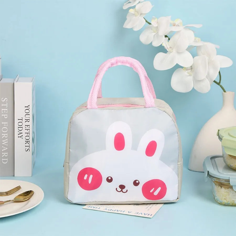 Cute Animal Insulated Kids Lunch Bag