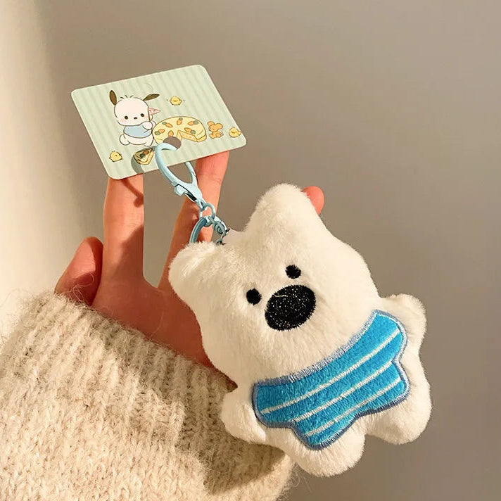 Cartoon Character Plush Bag Charm Keychain