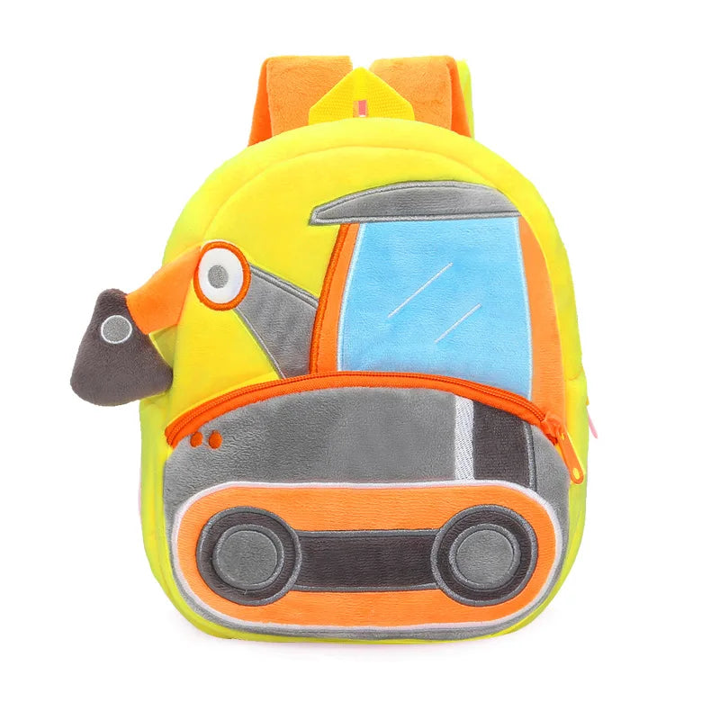 Kids Plush Truck and Builders Backpacks