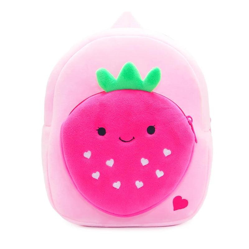 Kids Plush Fruit Mini Backpack