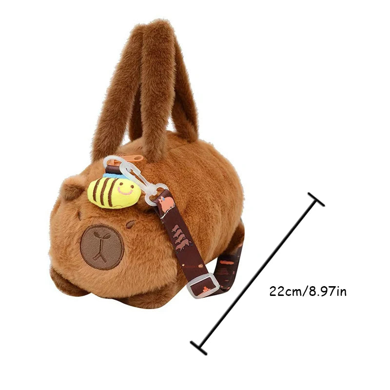 Kids Plush Capybara Backpack
