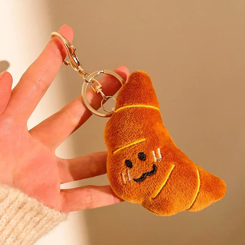 Cartoon Character Plush Bag Charm Keychain